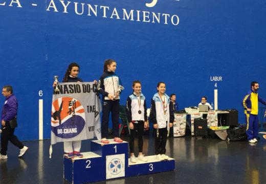 Os noieses Ignacio Remuiñán e Vanesa Roo, medallas de ouro no XVI Open Garriko Arrigorriaga de taekwondo